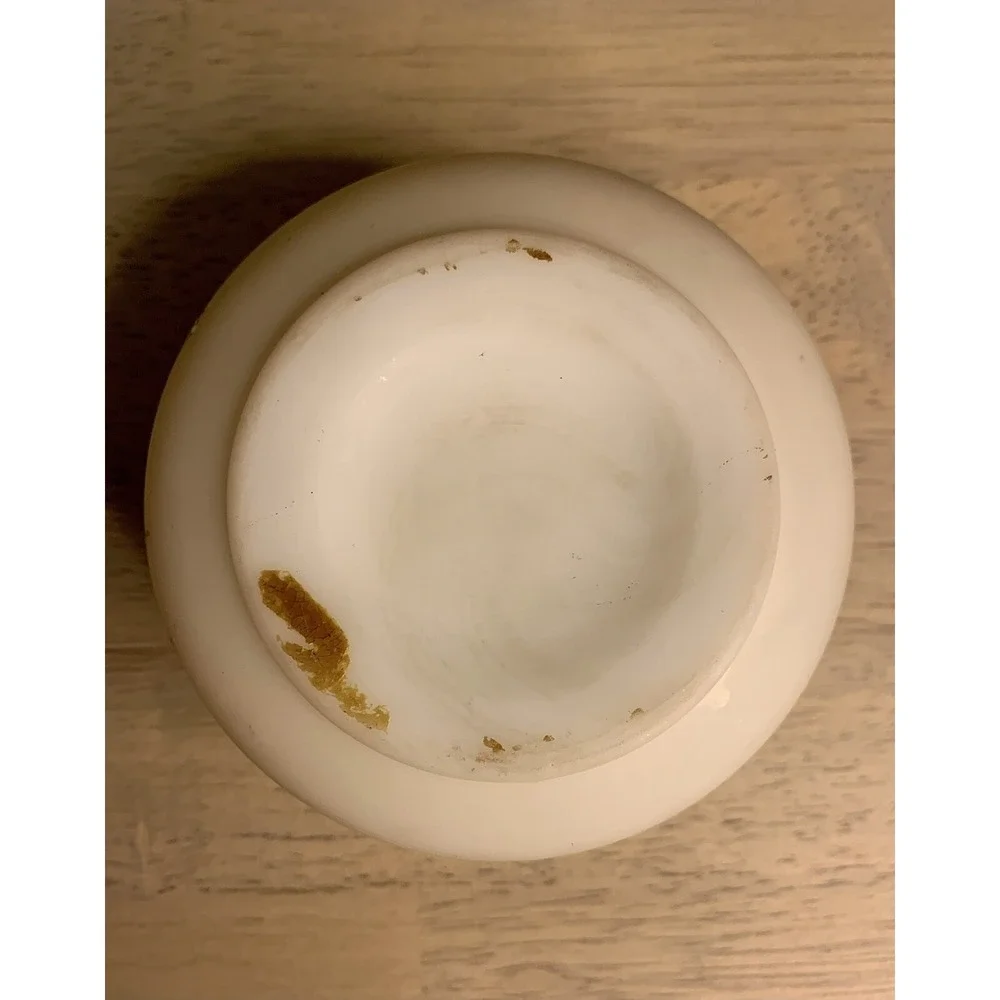 C.F. Monroe Wave‎ Crest Glass Cream and Sugar. circa 1898